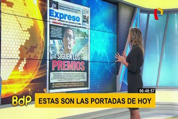 Estas son las principales portadas de diarios hoy