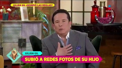 ¿Pruebas de que Julián Gil no podía publicar fotos con su hijo Matías?