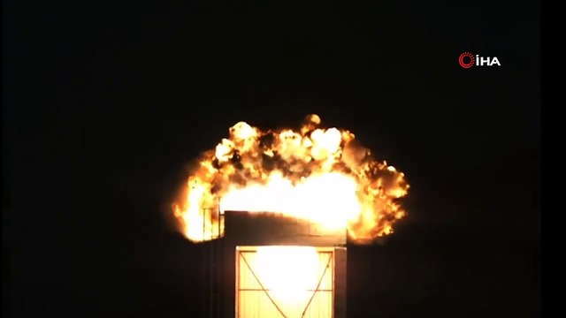 SOM-B2 füzesi atış testinde hedefi başarıyla vurdu