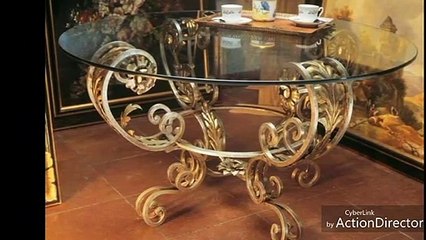 hermomosos juegos de comedor en hierro .arte en hierro garcia