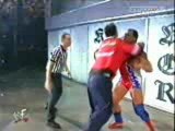 WWE (WWF King Of The Ring 2001) - Kurt Angle suplexes Shane