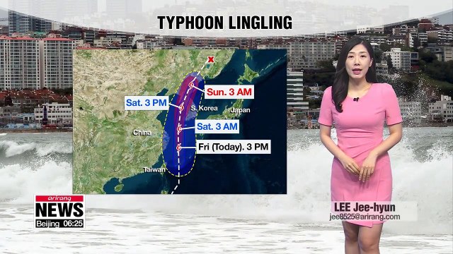 Typhoon Lingling to bring high winds and heavy rain this weekend 090619