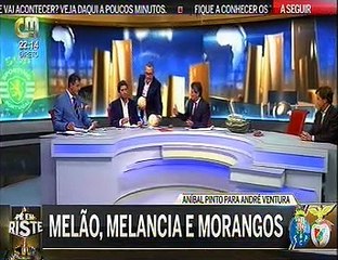 ANIBAL PINTO OFERECE  FRUTA A ANDRE VENTURA