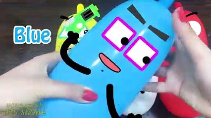 Making Slime With Funny Balloon Cute Doodles #3 !!! Satisfying Slime