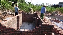 Amazing Beautiful Construction Design Art Laying Brick - How To Building And Making A Water Tank