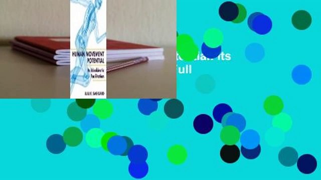 [Read] Human Movement Potential: Its Ideokinetic Facilitation For Full