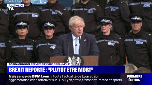 Boris Johnson déclare qu'il préfère être mort au fond d'un fossé plutôt que de reporter le Brexit