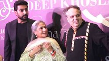 Shweta Bachchan, Abhishek Bachchan & Jaya attend Abu Jani-Sandeep Khosla's fashion show |FilmiBeat