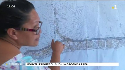 Nouvelle route du sud : la grogne à Paea