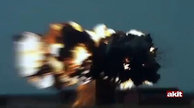 SOM-B2 füzesi atış testinde hedefi başarıyla vurdu