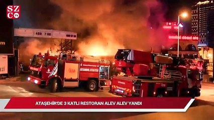 Ataşehir’de restoran yangını