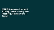 [FREE] Common Core Math 4 Today, Grade 2: Daily Skill Practice (Common Core 4 Today)