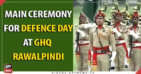Main Ceremony for Defence Day at GHQ Rawalpindi