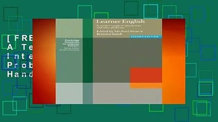 [FREE] Learner English: A Teacher s Guide to Interference and other Problems (Cambridge Handbooks
