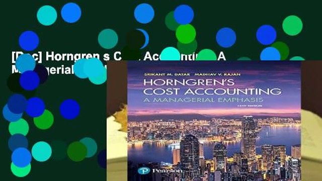 [Doc] Horngren s Cost Accounting: A Managerial Emphasis