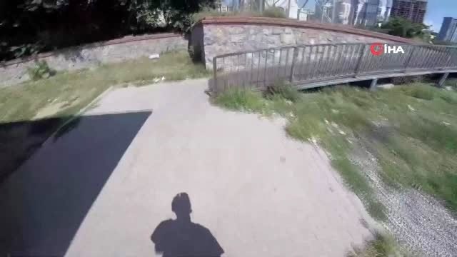 Parkur sporcusu Pavel Smirnov, Emine Bulut cinayetine tepki için baz istasyonuna tırmandı