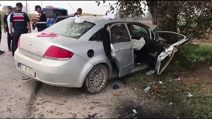 Otomobil ağaca çarptı: 3'ü ağır 5 yaralı - SAKARYA