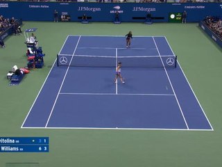 US Open - L'enchaînement superbe de Serena Williams