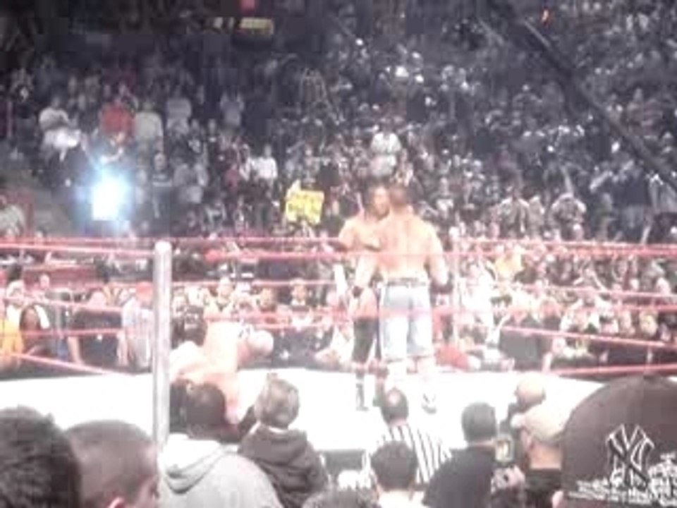 Cena enters the Rumble, cleans house (live)