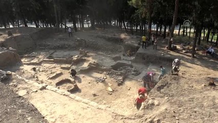 Yumuktepe Höyüğü'nde kazı çalışmaları sürüyor