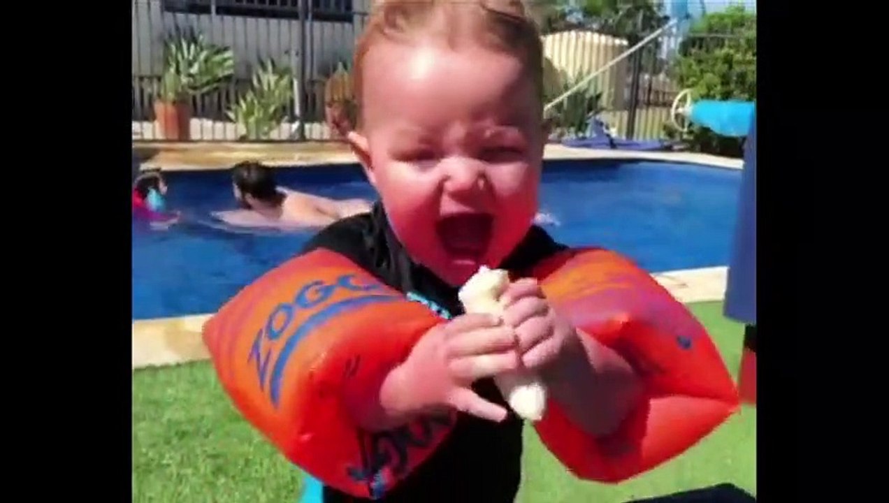 A few centimeters of tragedy!? What if a baby tries to eat a banana?