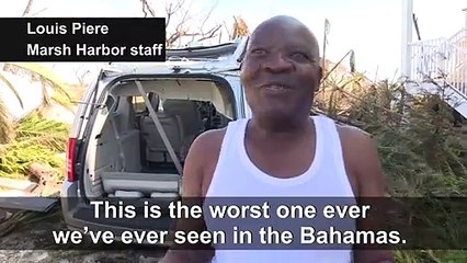 Hurricane Dorian survivors in Bahamas start clear-up