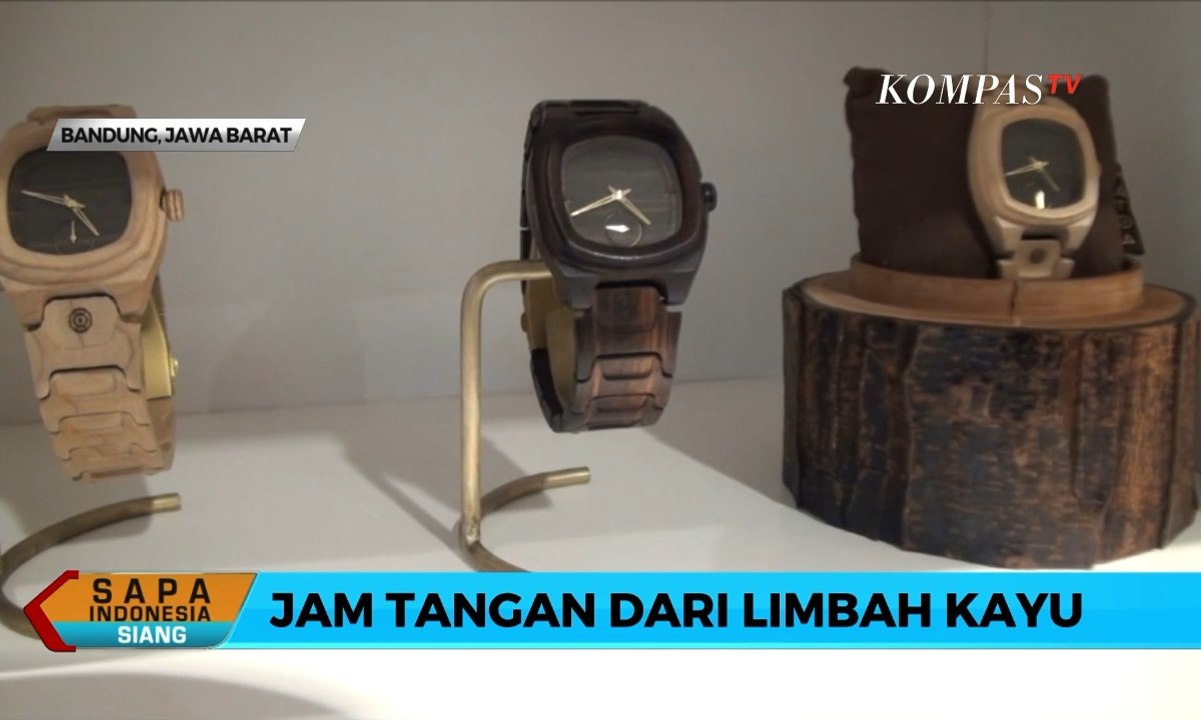 Pria ini Sulap Limbah Kayu Jadi Jam Tangan Berkelas