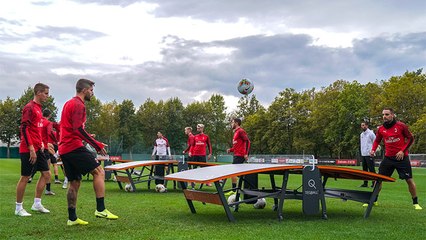 I rossoneri si sfidano al Teqball