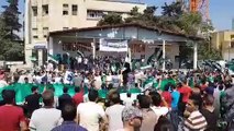 الآلاف يشعلون الشمال السوري بالمظاهرات للأسبوع الثاني على التوالي