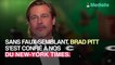 Brad Pitt : il a passé 18 mois aux alcooliques anonymes