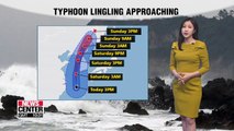 Southern sea near Jeju issued under typhoon alerts _ 090619