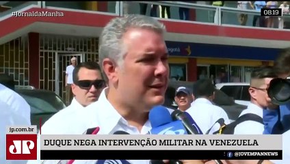 Colômbia descarta intervenção militar na Venezuela