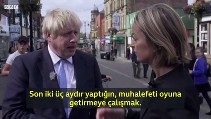Boris Johnson'a protesto: Burada değil, Brüksel'de olman gerek, halkla oyun oynuyorsun