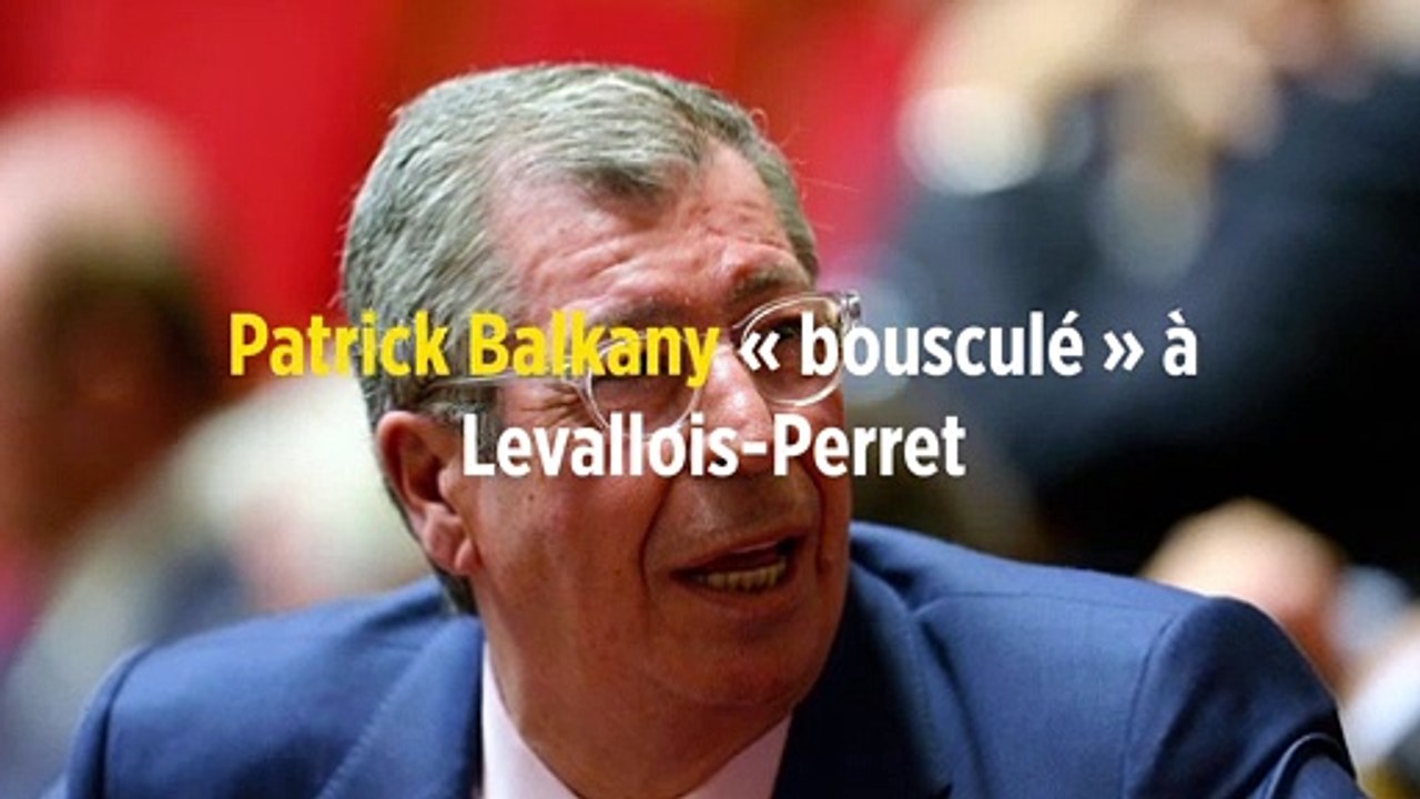 Patrick Balkany « bousculé » à Levallois-Perret