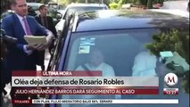 Rosario Robles se queda sin abogados, no tiene dinero para pagarles