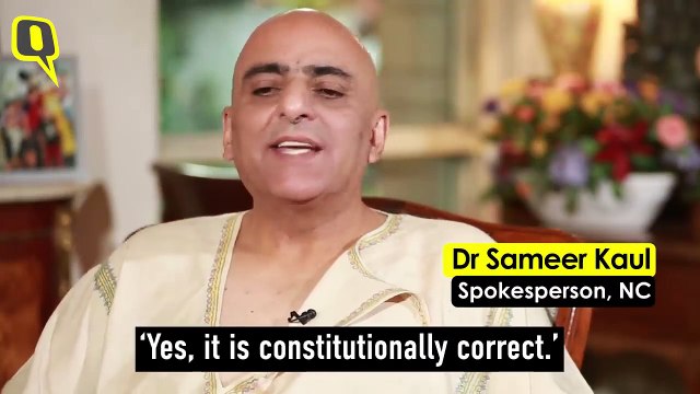 Harmony of Kashmiri Pandits & Muslims Disturbed by Abrogation of Art 370- NC Leader - The Quint