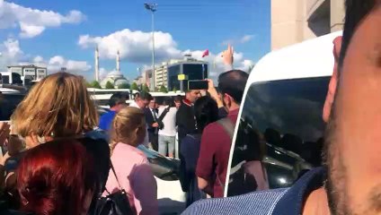 Duruşma sonrası Canan Kaftancıoğlu Çağlayan Adliyesi'nden çıktı