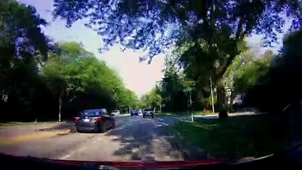 Truck Drives Wrong Way Through Traffic