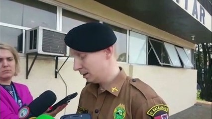 Exemplo! Conheça os policiais que pararam rua para idosa atravessar, em Cascavel