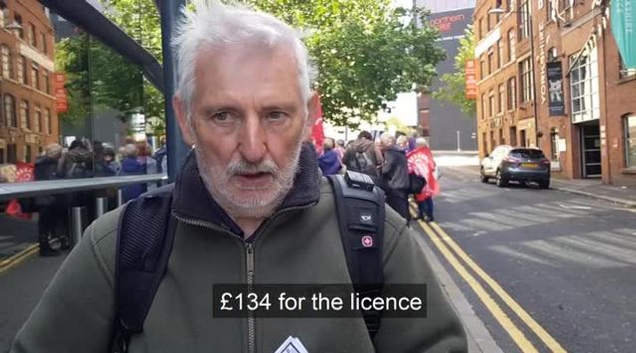 TV licence protest
