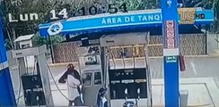 Tres sujetos asaltan una gasolinera en la provincia de Los Ríos