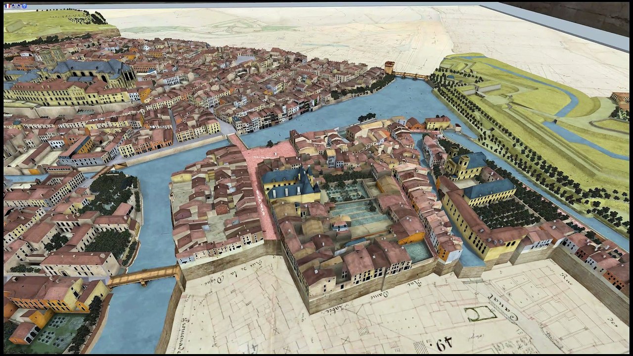 Démonstration de l’application pour le plan-relief de Verdun