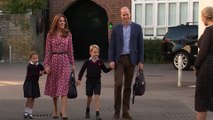 Princess Charlotte and Prince George Taken to First Day of School by Prince William and Kate Middleton