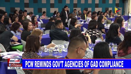 PCW reminds gov't agencies of GAD compliance