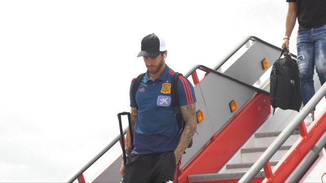 La Selección española de fútbol llega a Asturias