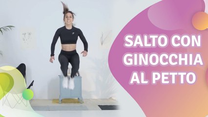 Salto: con ginocchia al petto - Vivere più Sani