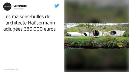 Vosges : Les maisons-bulles Häusermann ont été adjugées 360 000 euros
