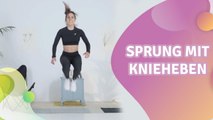 Sprung mit Knieheben -  Besser gesund Leben