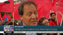Ecuatorianos se movilizan contra política económica de Lenín Moreno