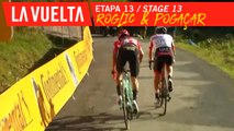 Roglic & Pogaçar finissent ensemble / Roglic & Pogaçar ending together - Étape 13 / Stage 13 | La Vuelta 19